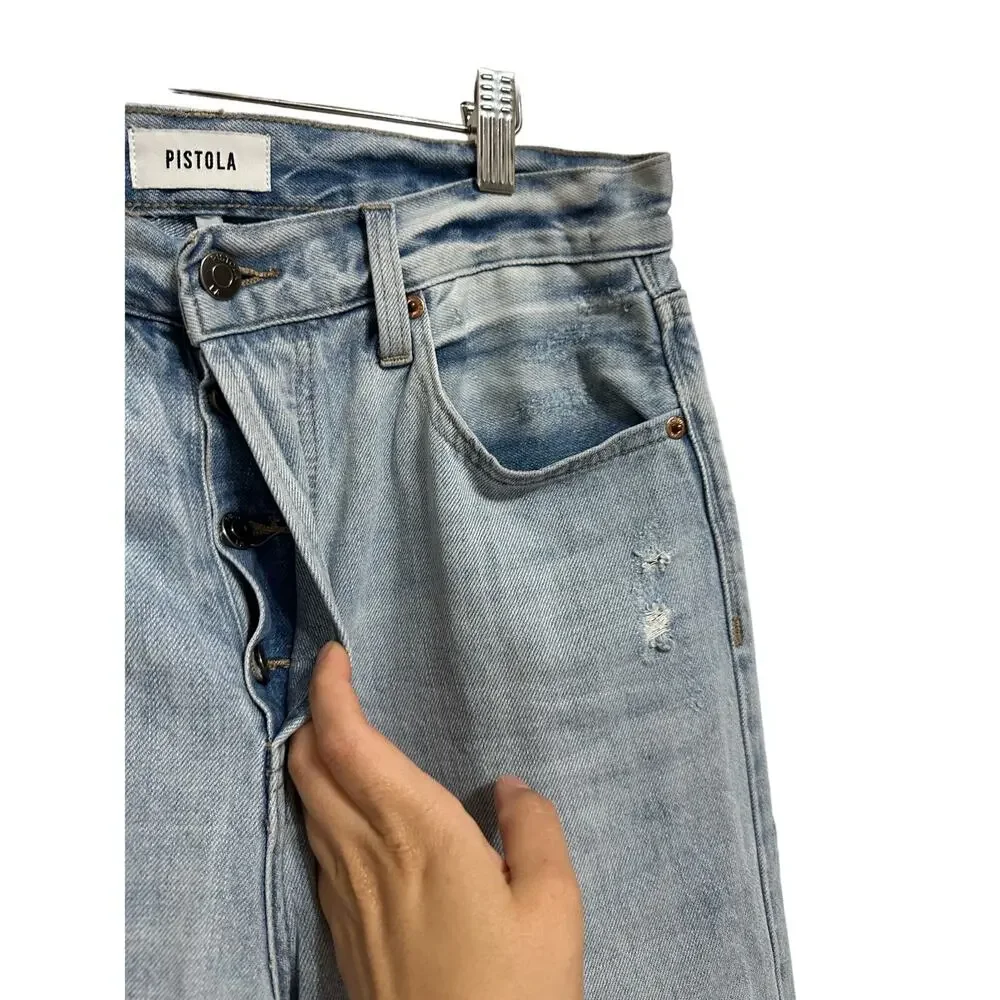 PISTOLA‎ Cassie Super High Rise Straight By My Side size 29  $138